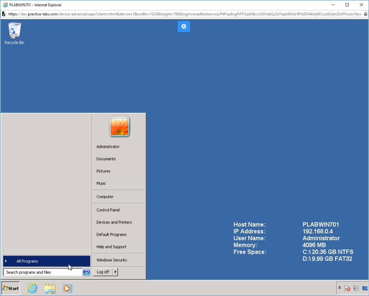 Hình 1.3 Ảnh chụp màn hình PLABWIN701
