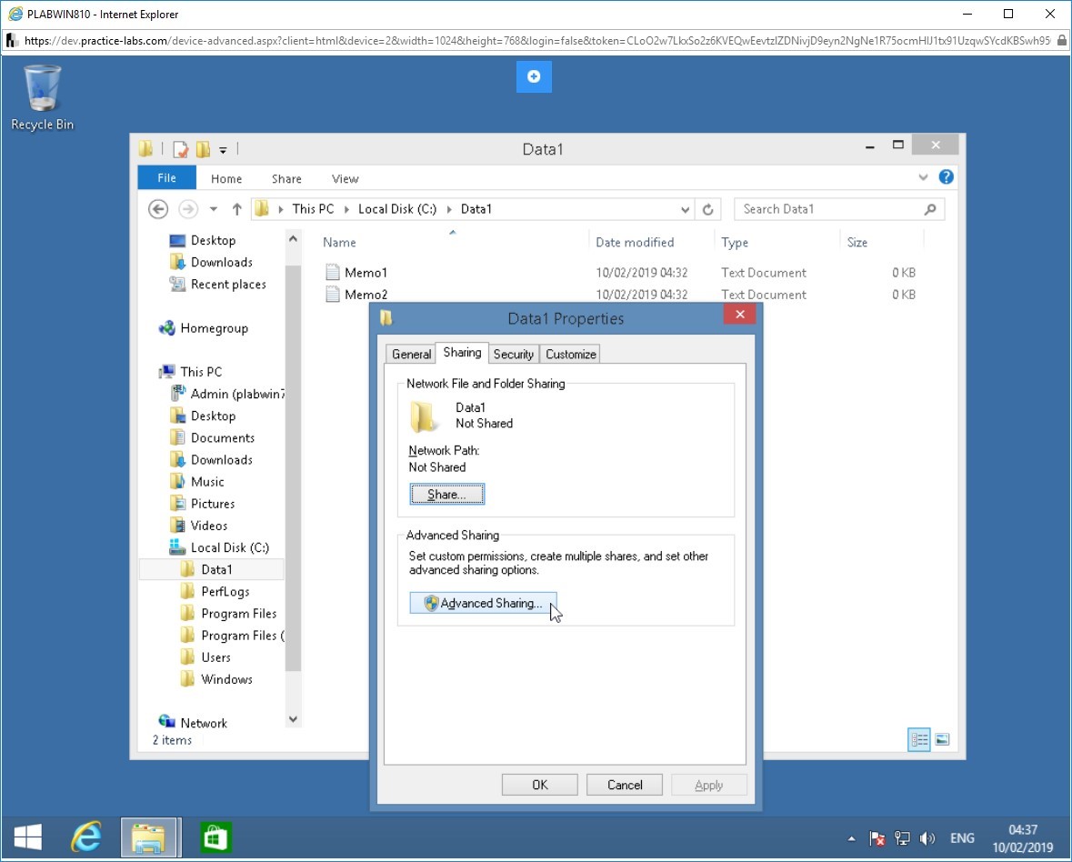 Hình 1.13 Ảnh chụp màn hình PLABWIN810