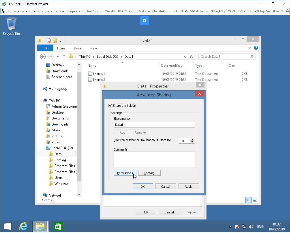 Hình 1.14 Ảnh chụp màn hình PLABWIN810