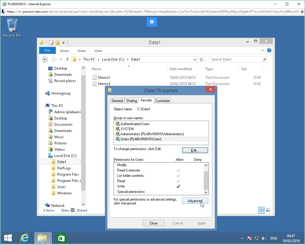 Hình 1.28 Ảnh chụp màn hình PLABWIN810
