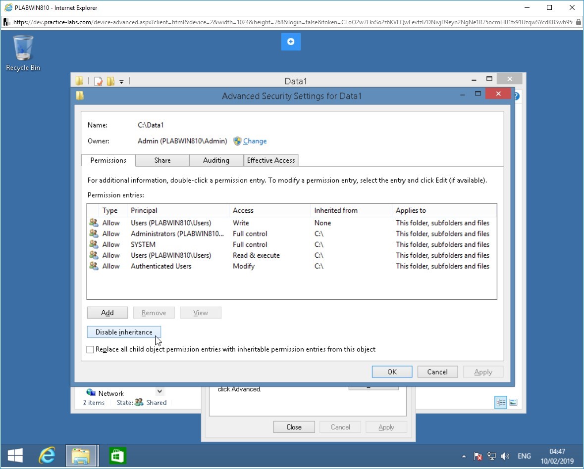 Hình 1.29 Ảnh chụp màn hình PLABWIN810