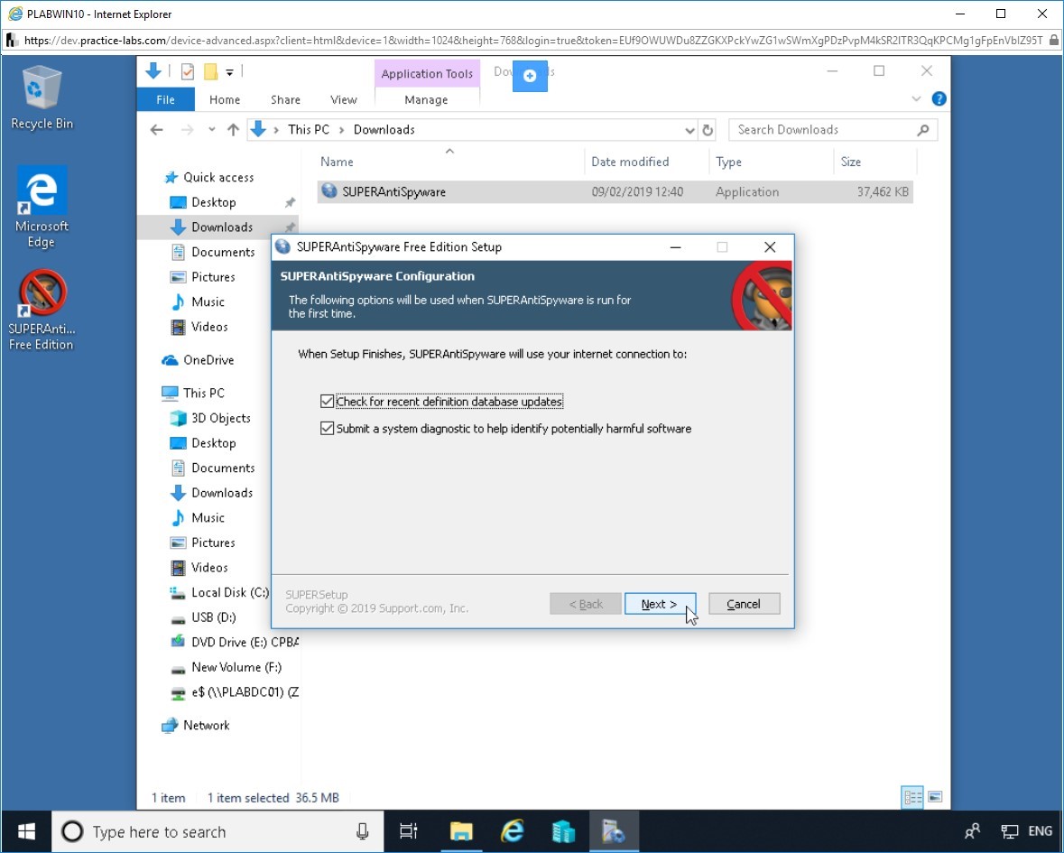 Hình 2.8 Ảnh chụp màn hình PLABWIN10