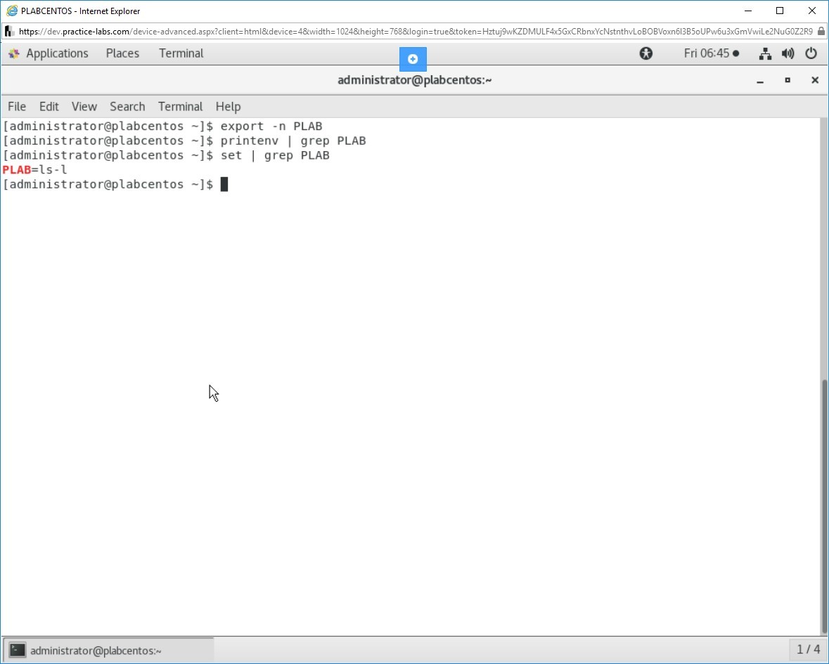 Hình 1.22 Ảnh chụp màn hình PLABCENTOS