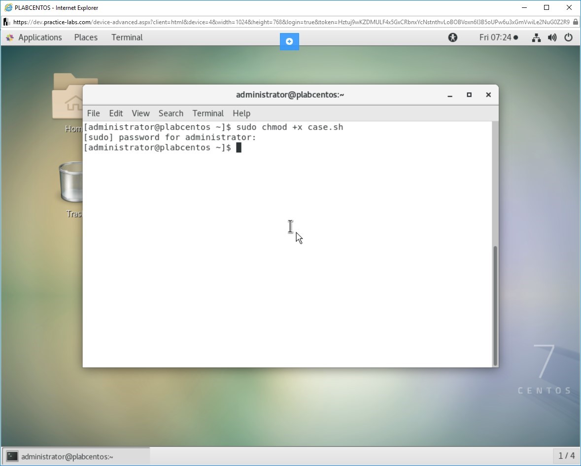 Hình 2.8 Ảnh chụp màn hình PLABCENTOS