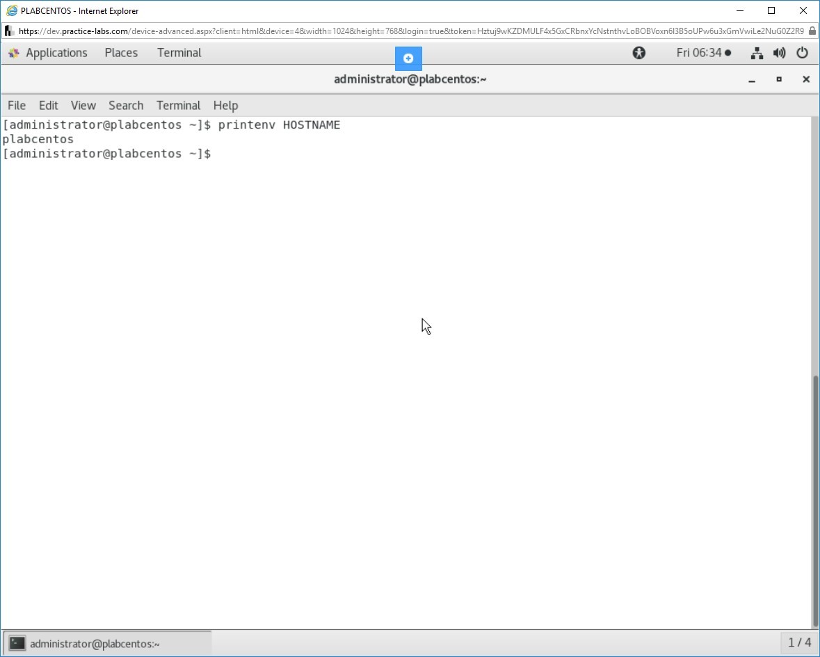 Hình 1.4 Ảnh chụp màn hình PLABCENTOS