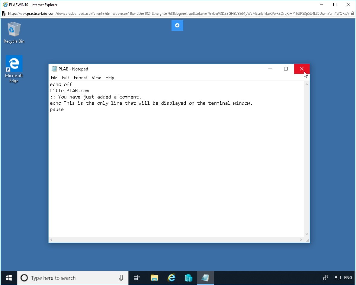 Hình 3.6 Ảnh chụp màn hình PLABWIN10