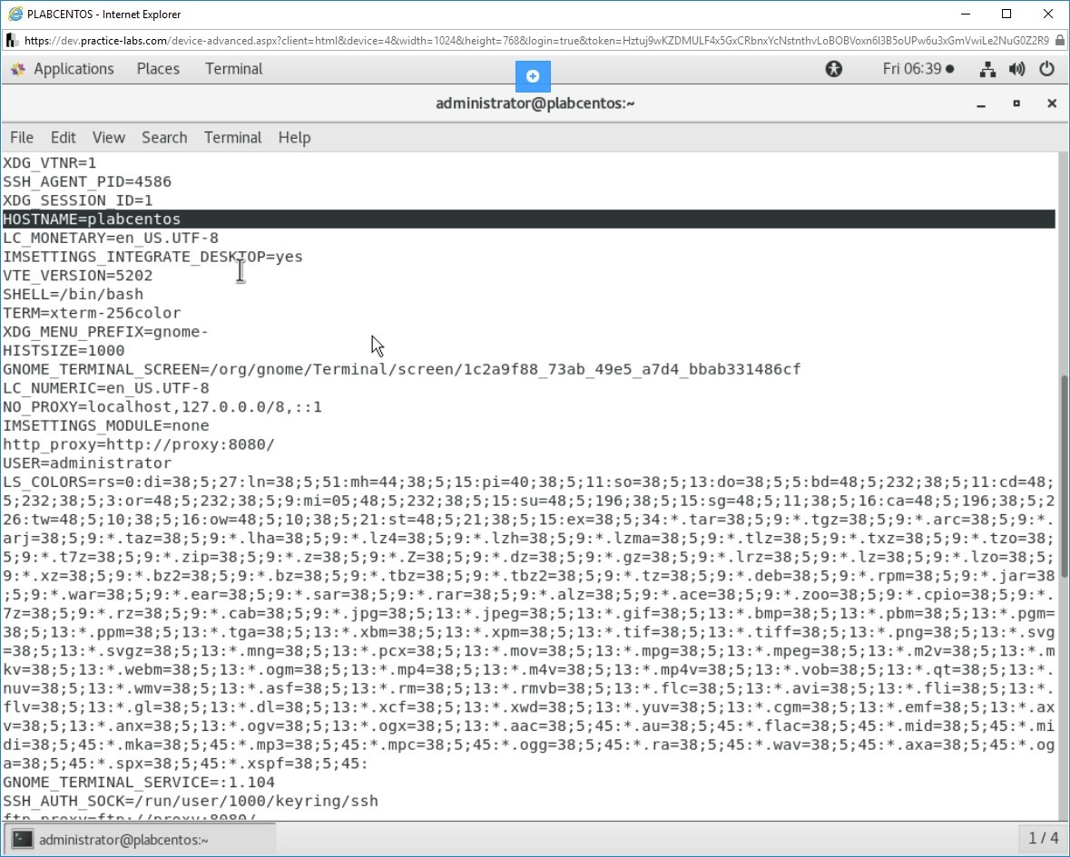 Hình 1.8 Ảnh chụp màn hình PLABCENTOS