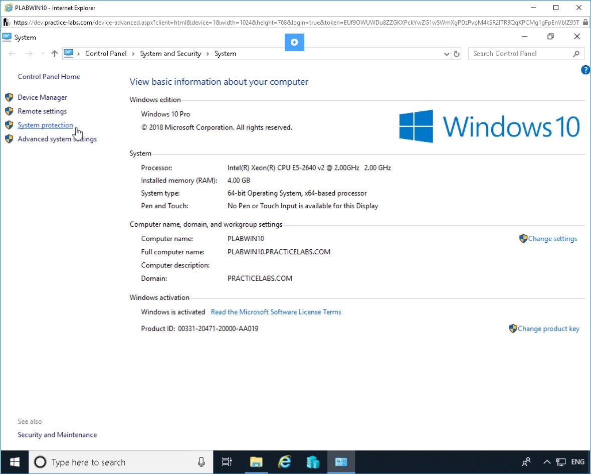 Hình 1.3 Ảnh chụp màn hình PLABWIN10