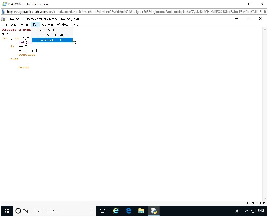 Hình 1.6 Ảnh chụp màn hình thiết bị PLABWIN10
