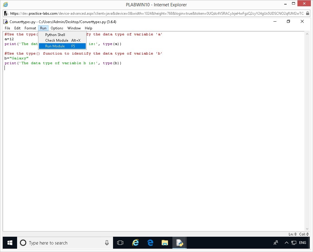 Hình 1.9 Ảnh chụp màn hình thiết bị PLABWIN10