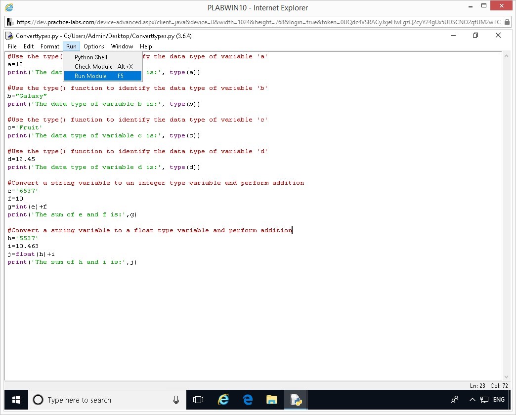 Hình 1.21 Ảnh chụp màn hình thiết bị PLABWIN10