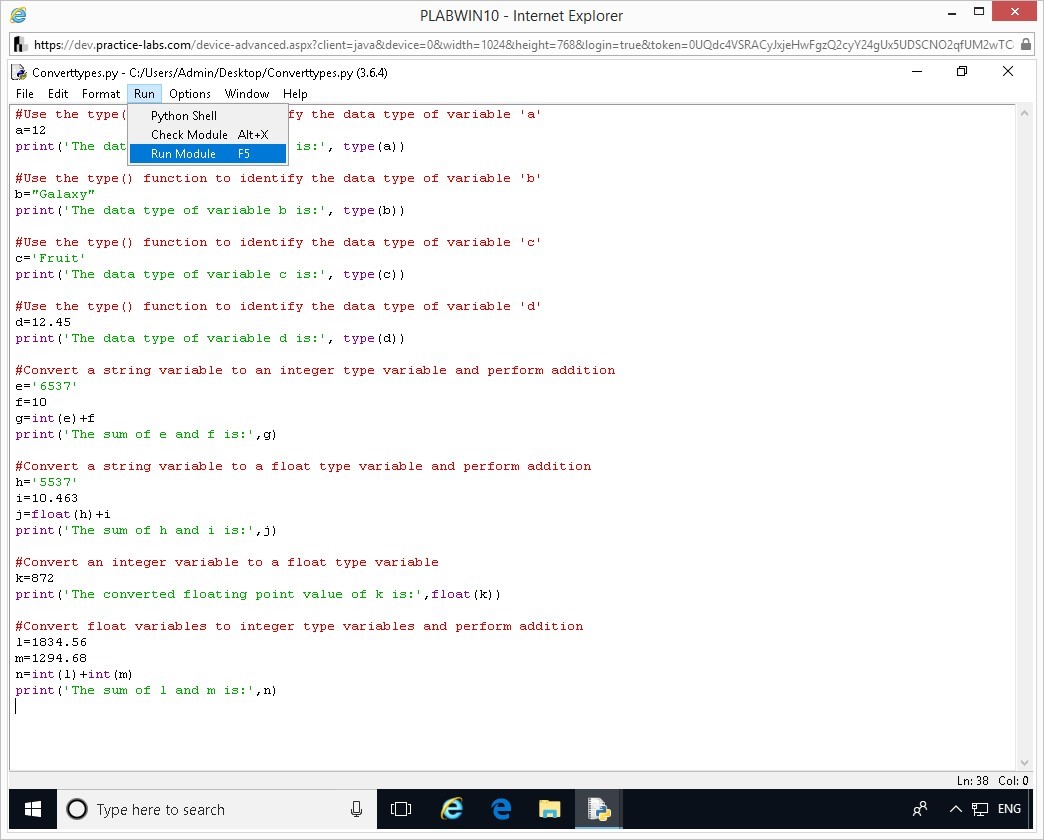 Hình 1.27 Ảnh chụp màn hình thiết bị PLABWIN10
