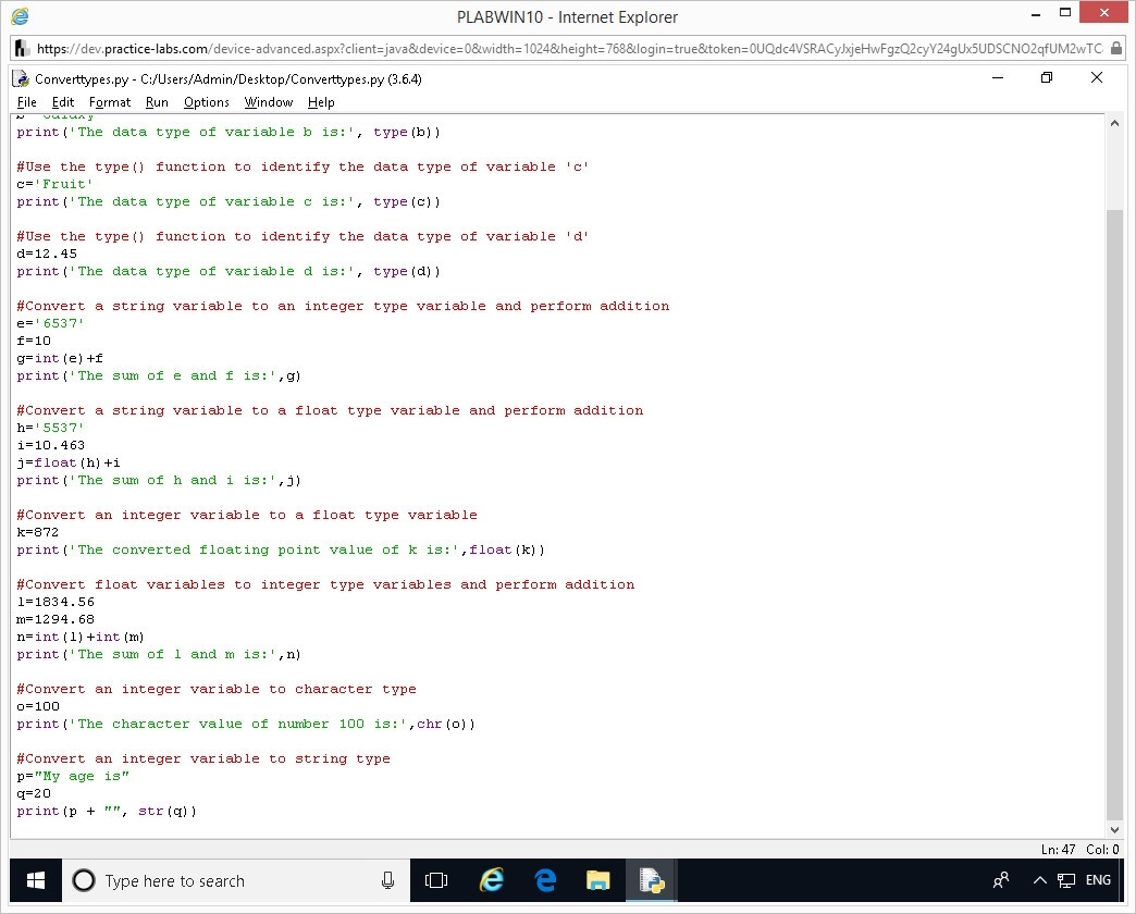 Hình 1.32 Ảnh chụp màn hình thiết bị PLABWIN10