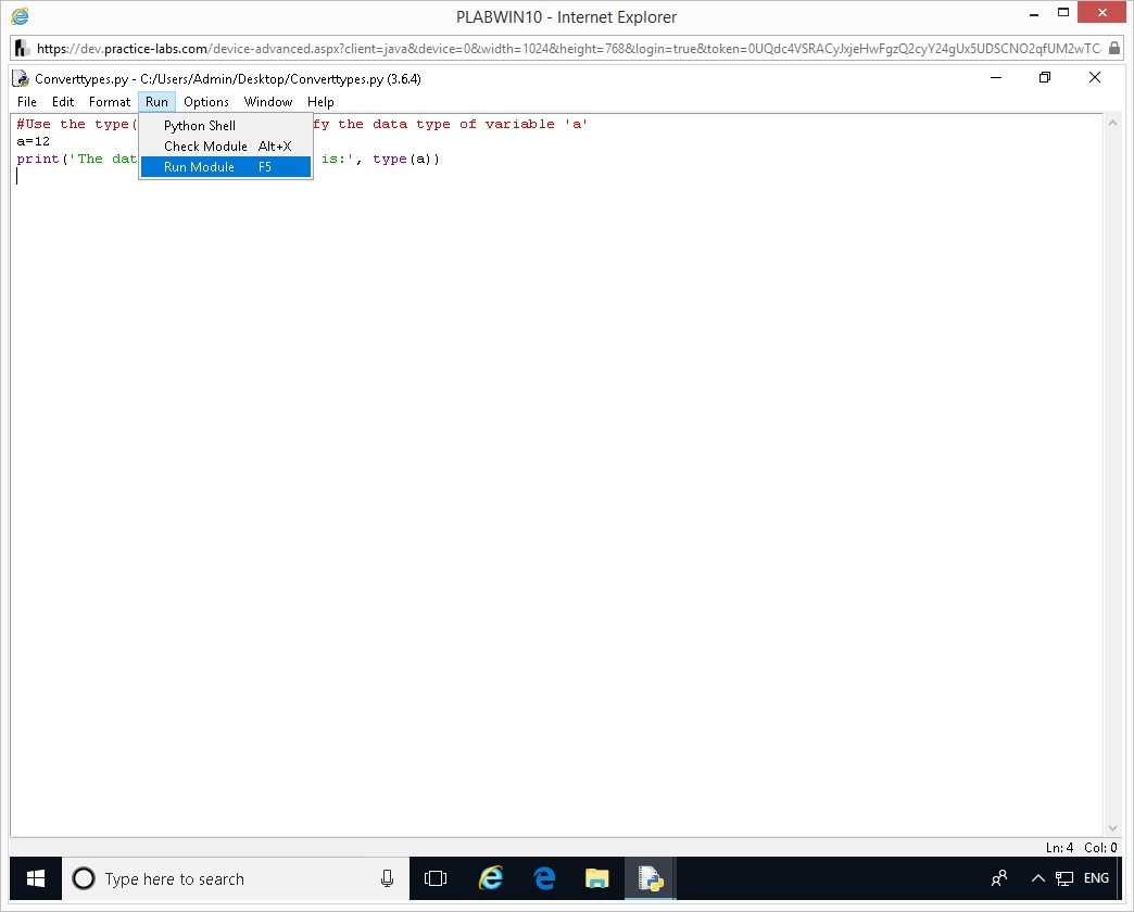 Hình 1.6 Ảnh chụp màn hình thiết bị PLABWIN10