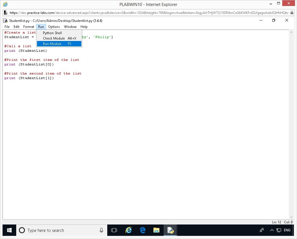 Hình 1.15 Ảnh chụp màn hình thiết bị PLABWIN10