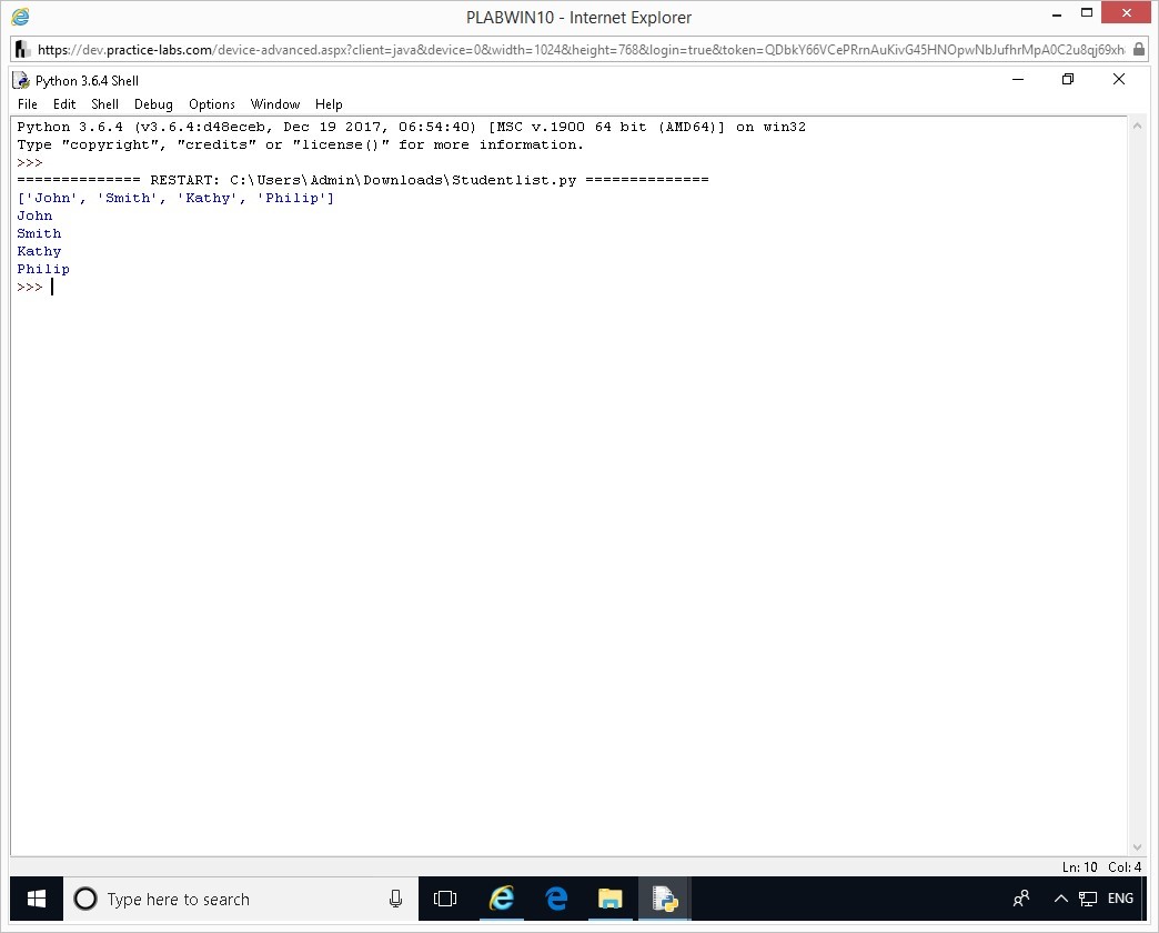 Hình 1.11 Ảnh chụp màn hình thiết bị PLABWIN10