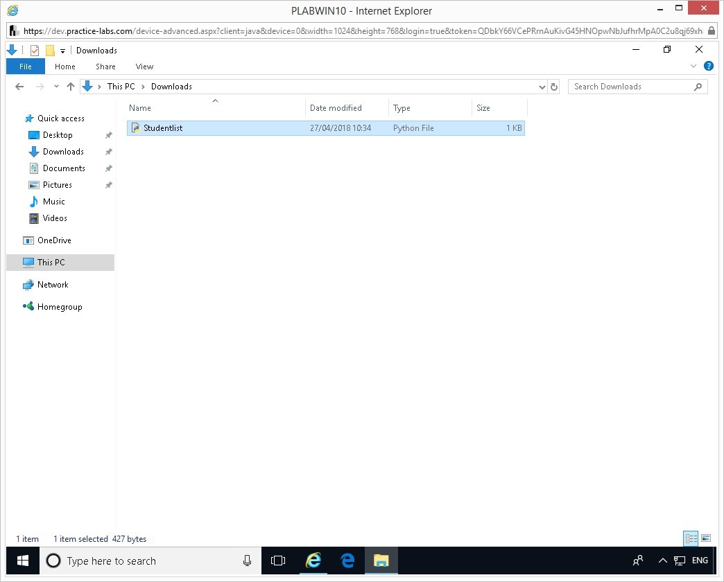 Hình 1.5 Ảnh chụp màn hình thiết bị PLABWIN10
