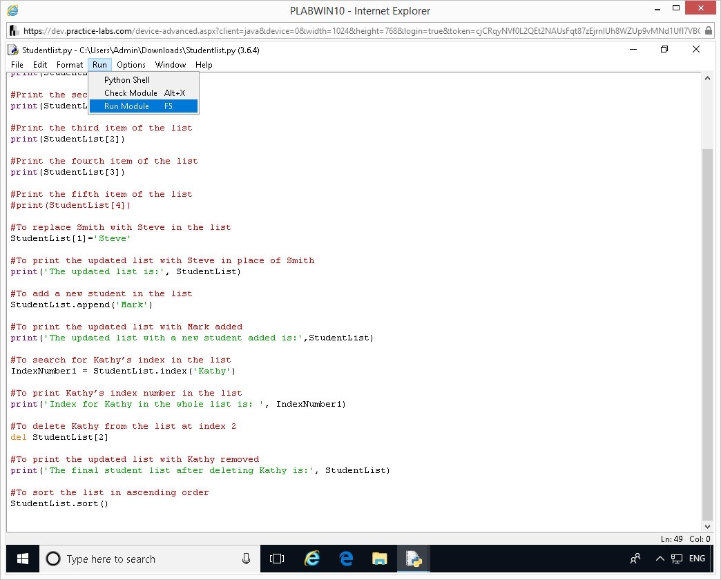 Hình 1.10 Ảnh chụp màn hình thiết bị PLABWIN10