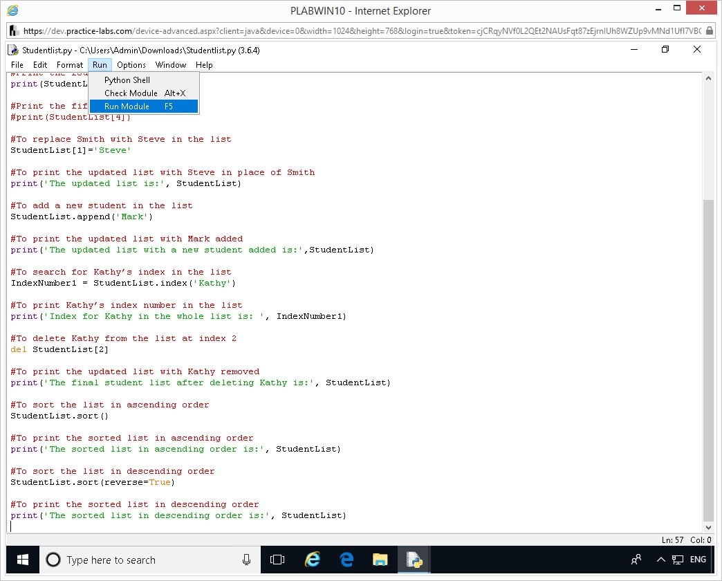 Hình 1.19 Ảnh chụp màn hình thiết bị PLABWIN10