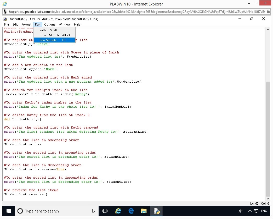 Hình 1.22 Ảnh chụp màn hình thiết bị PLABWIN10