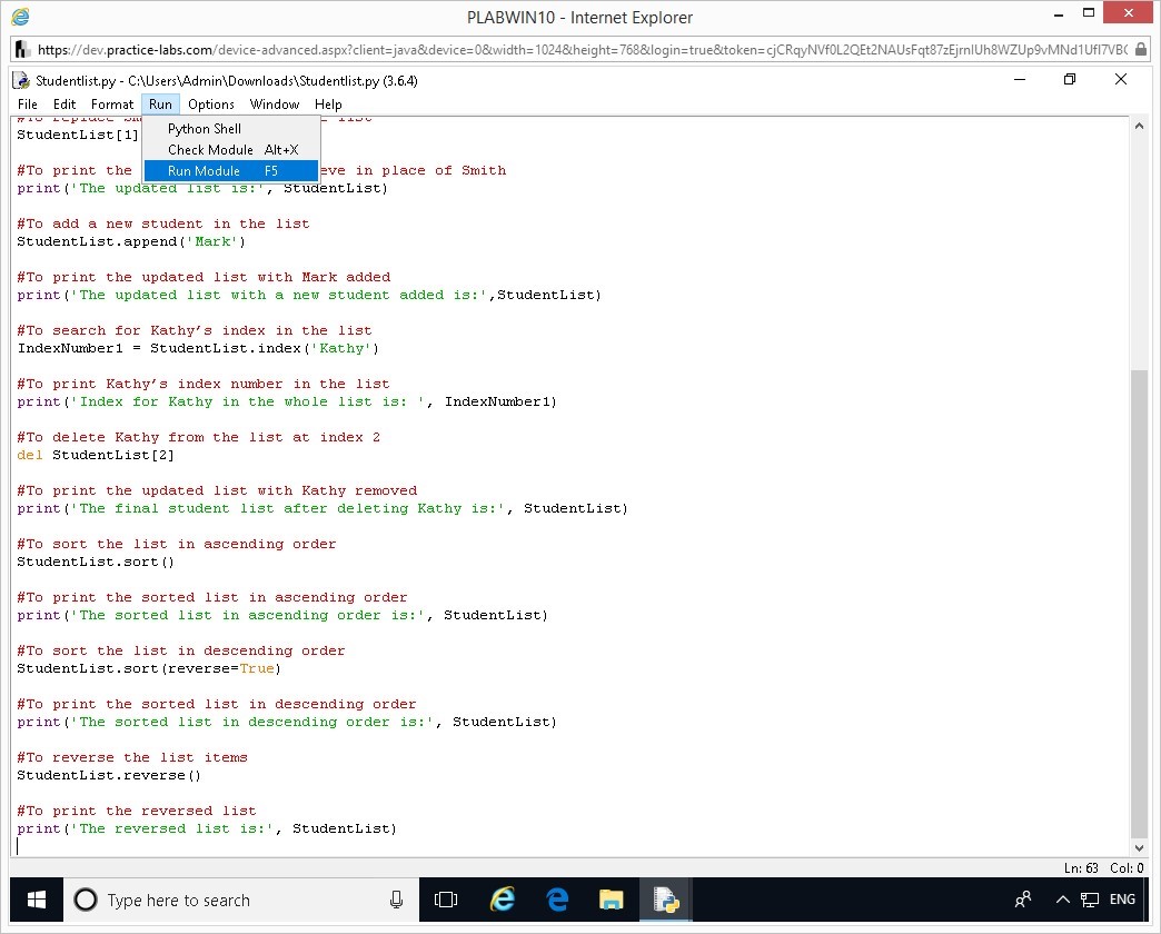 Hình 1.25 Ảnh chụp màn hình thiết bị PLABWIN10
