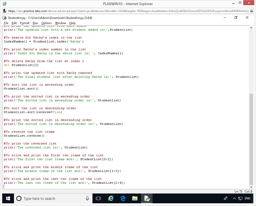 Hình 1.15 Ảnh chụp màn hình thiết bị PLABWIN10