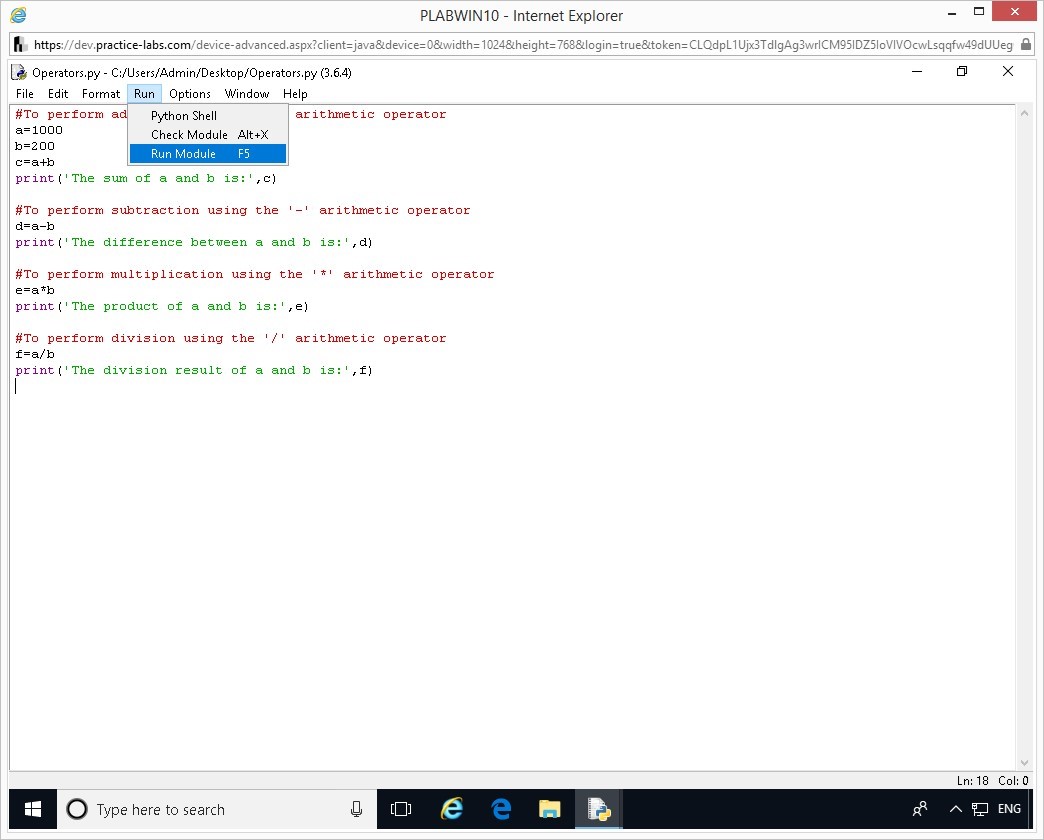 Hình 1.9 Ảnh chụp màn hình thiết bị PLABWIN10