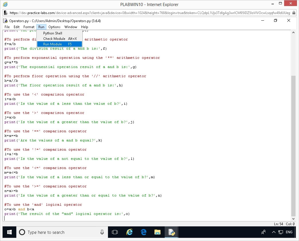 Hình 1.21 Ảnh chụp màn hình thiết bị PLABWIN10