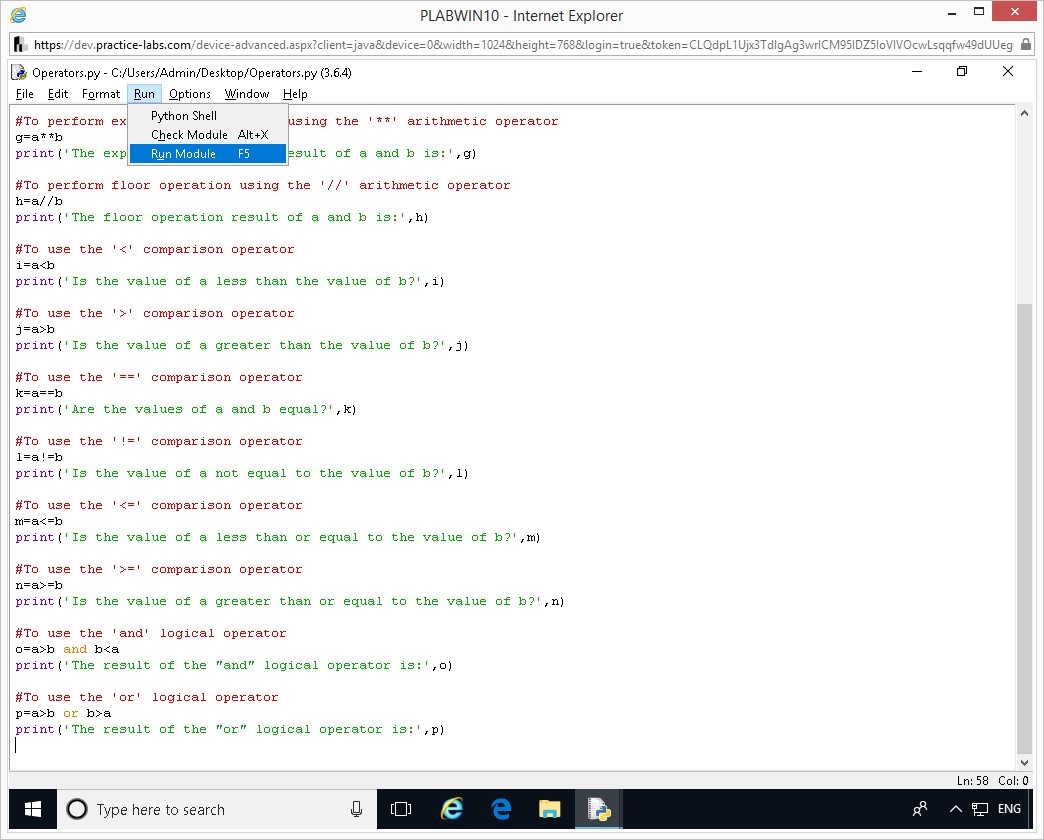 Hình 1.24 Ảnh chụp màn hình thiết bị PLABWIN10