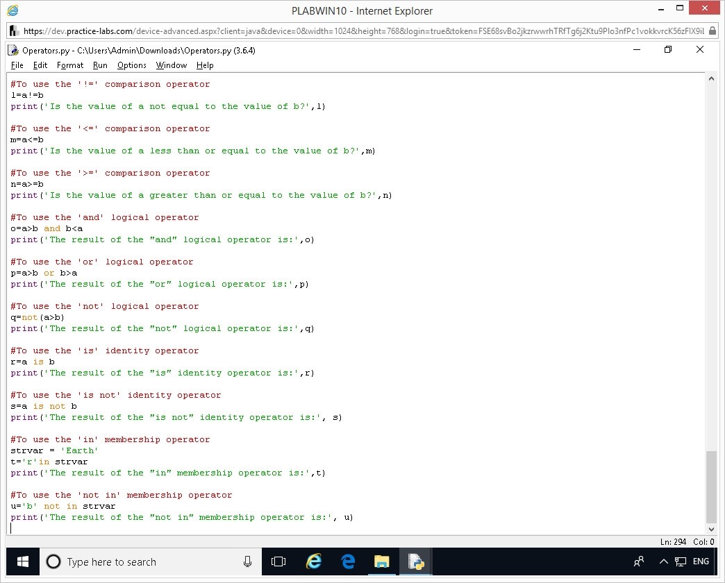 Hình 1.18 Ảnh chụp màn hình thiết bị PLABWIN10