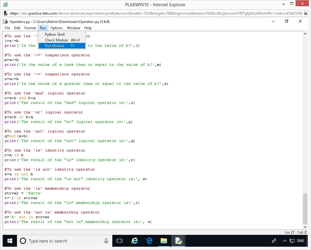 Hình 1.19 Ảnh chụp màn hình thiết bị PLABWIN10