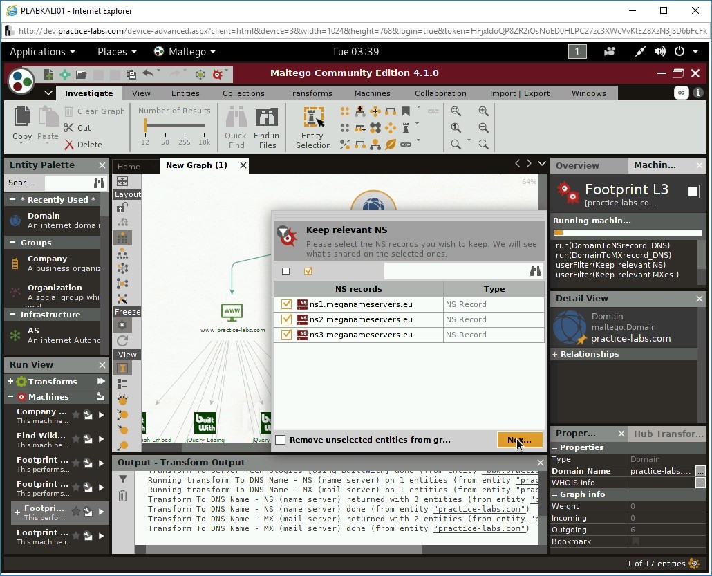 Figure 3.80 Screenshot of PLABKALI01