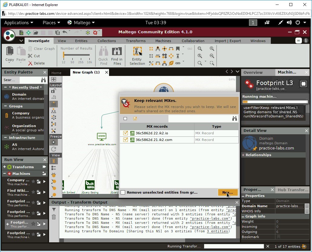 Figure 3.81 Screenshot of PLABKALI01