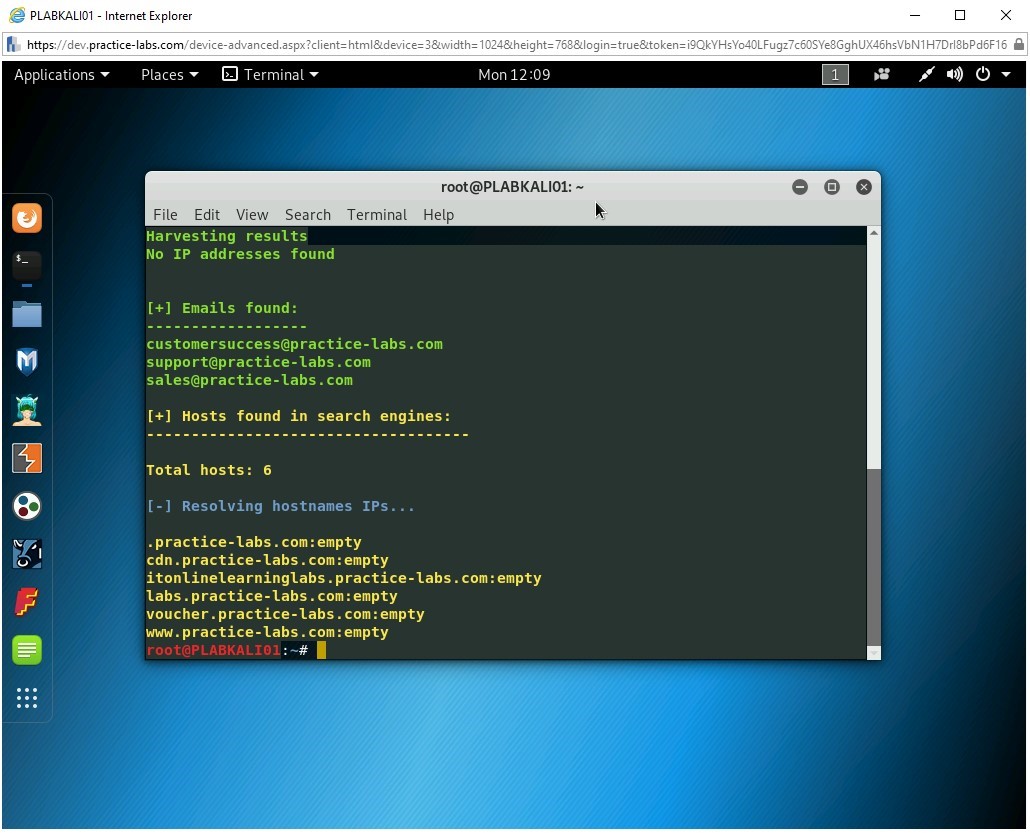 Figure 3.51 Screenshot of PLABKALI01
