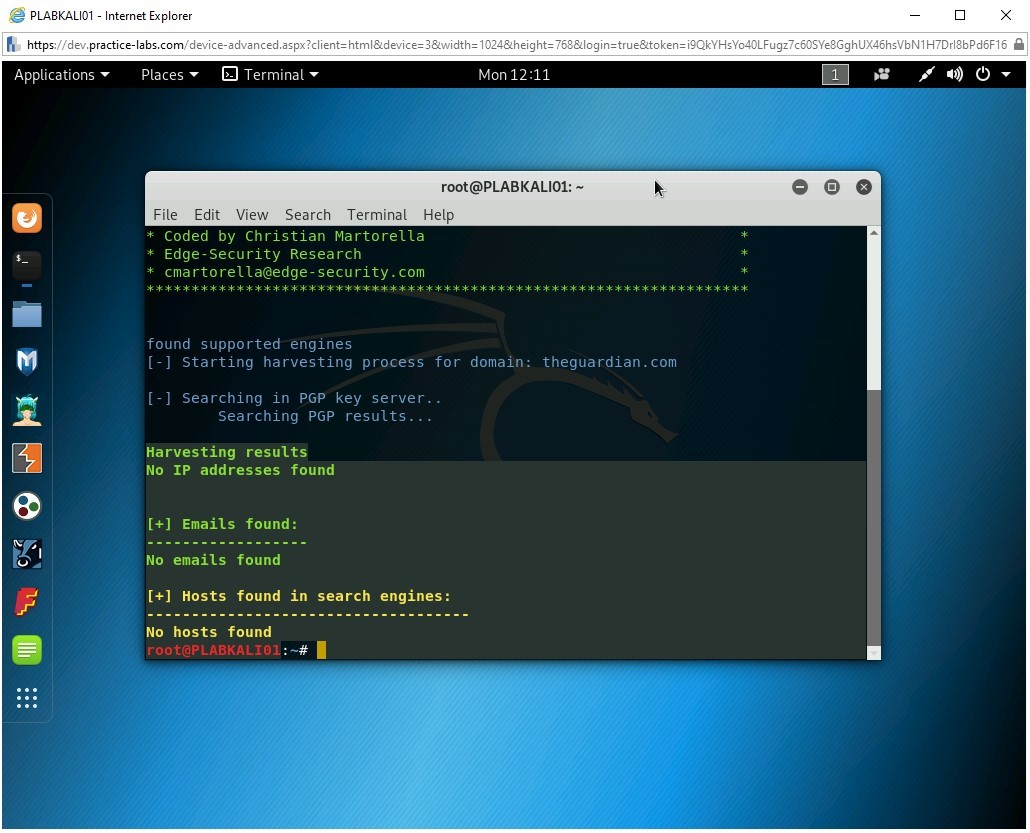 Figure 3.52 Screenshot of PLABKALI01