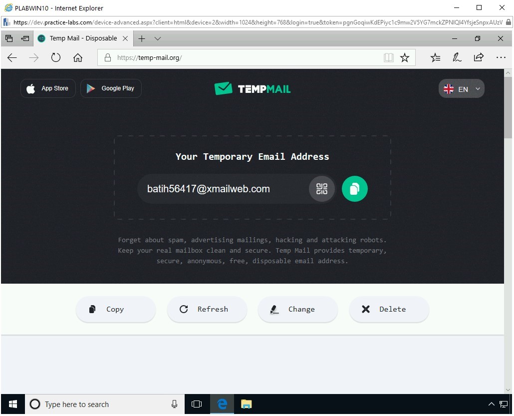 Figure 3.56 Screenshot of PLABKALI01