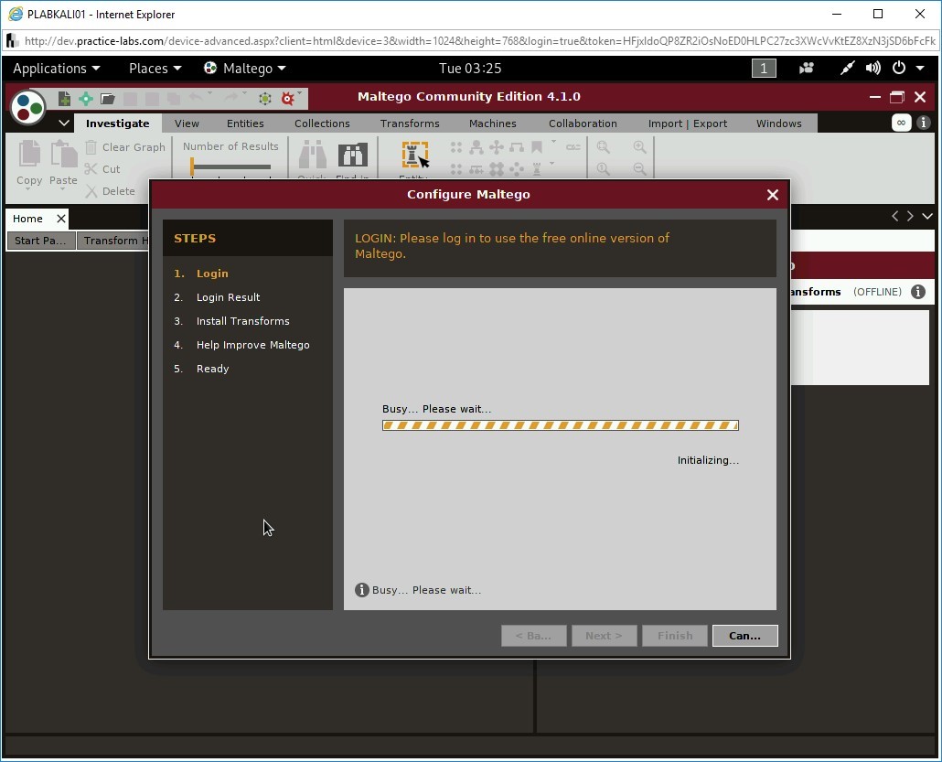 Figure 3.61 Screenshot of PLABWIN10
