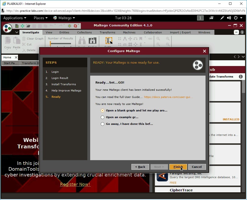 Figure 3.66 Screenshot of PLABKALI01