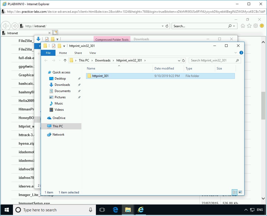 Figure 1.22 Screenshot of PLABWIN10