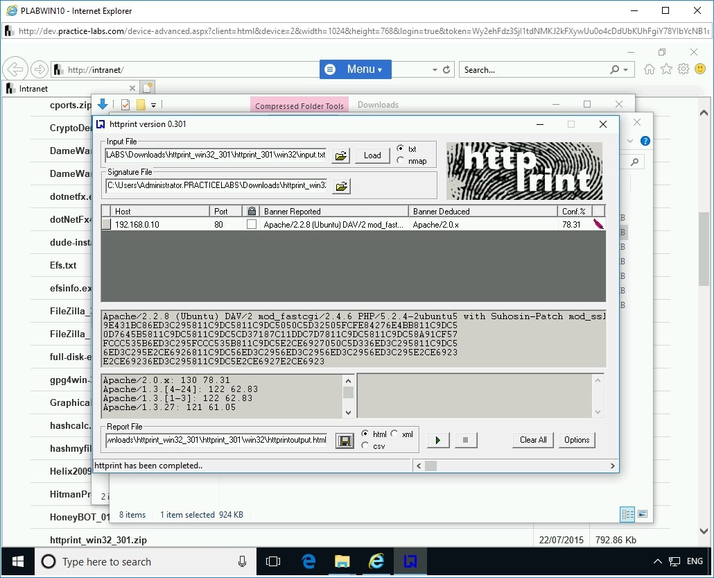 Figure 1.28 Screenshot of PLABWIN10