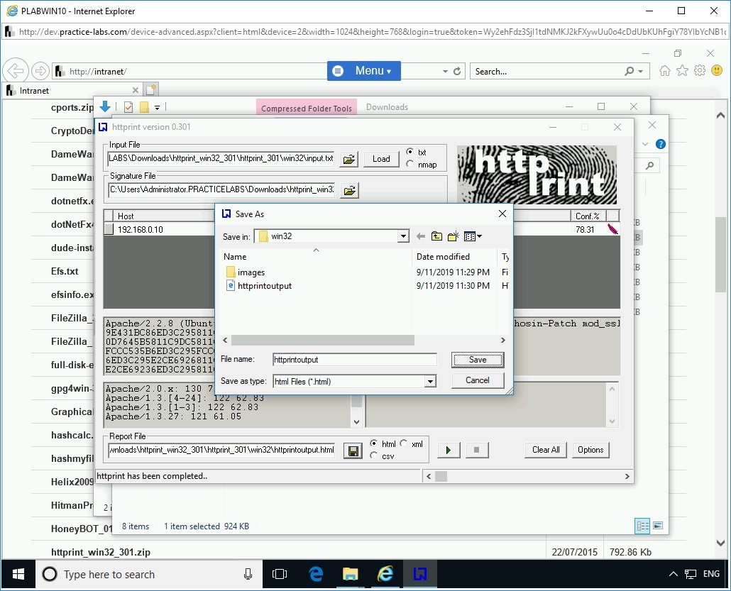 Figure 1.29 Screenshot of PLABWIN10