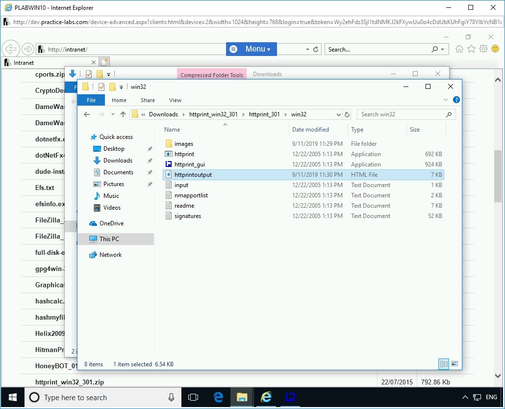 Figure 1.31 Screenshot of PLABWIN10