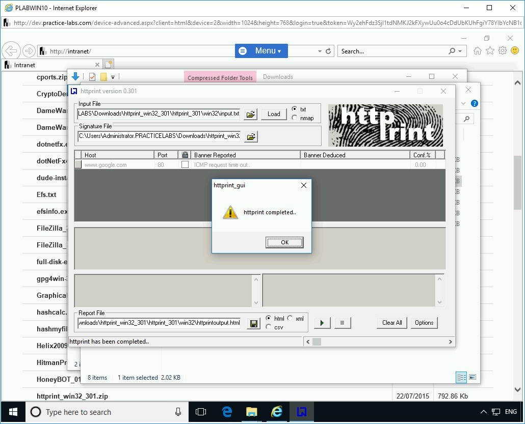 Figure 1.35 Screenshot of PLABWIN10