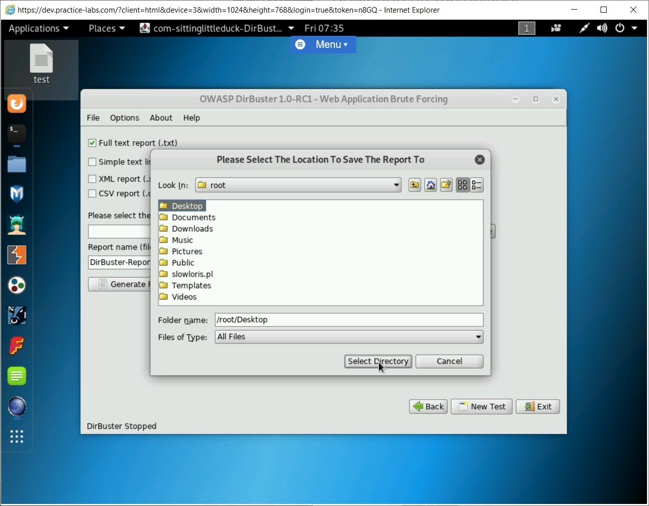 Figure 1.54 Screenshot of PLABKALI01