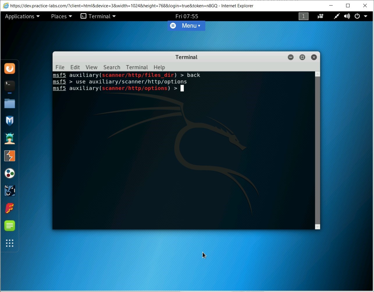 Figure 1.71 Screenshot of PLABKALI01
