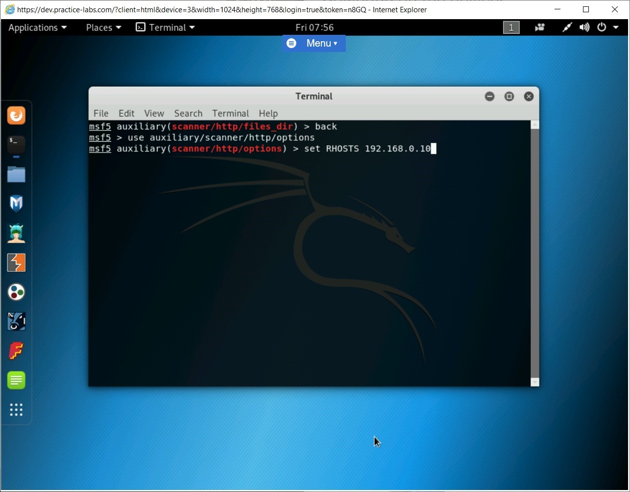 Figure 1.72 Screenshot of PLABKALI01