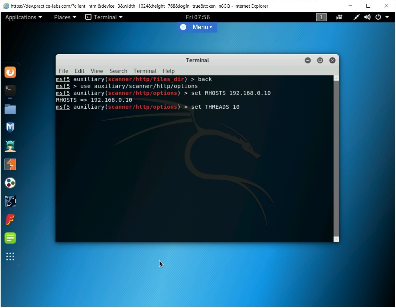 Figure 1.73 Screenshot of PLABKALI01
