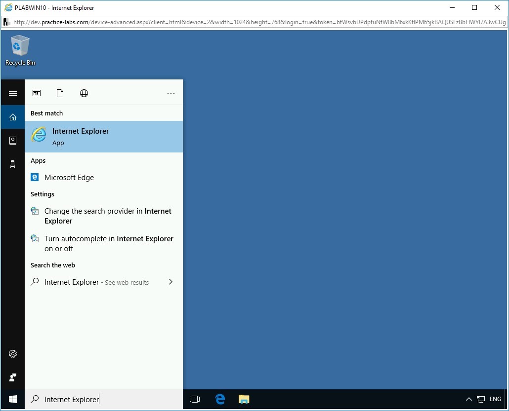 Figure 1.8 Screenshot of PLABWIN10