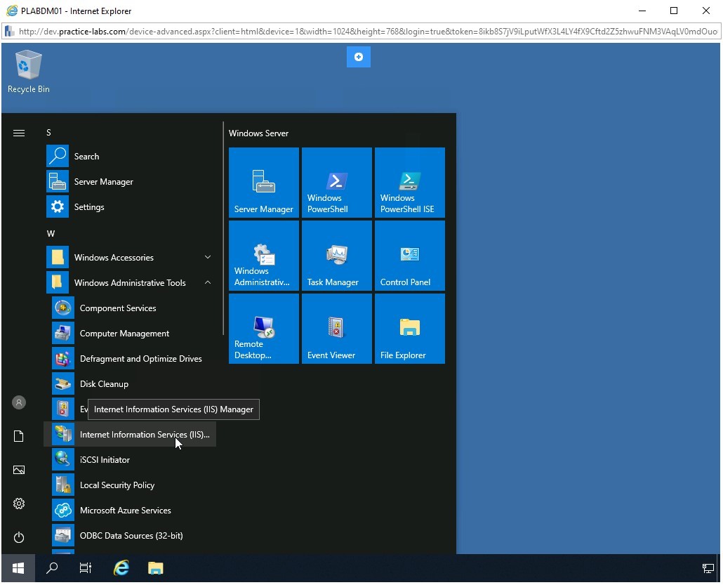 Figure 2.2 Screenshot of PLABDM01