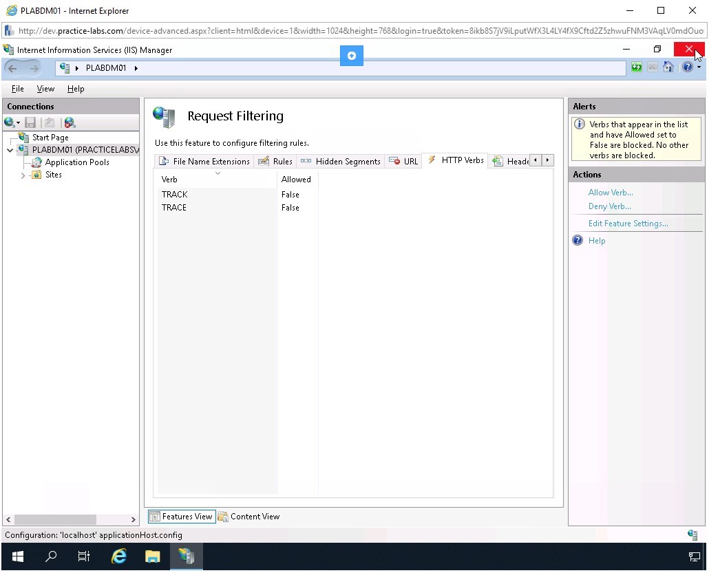 Figure 2.9 Screenshot of PLABDM01